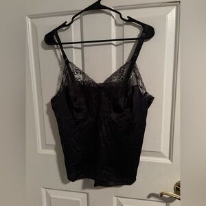 Vintage Vassarette Black Cami